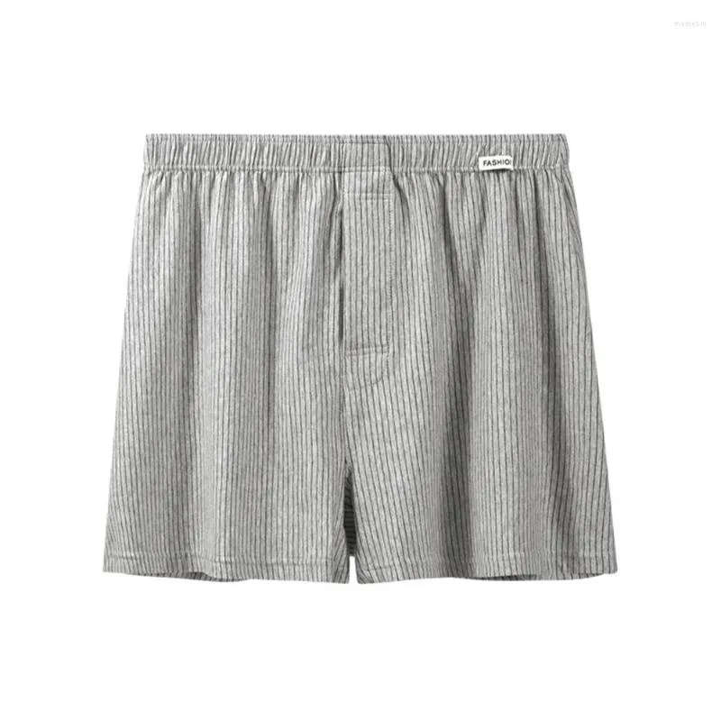 Caleçons hommes sous-vêtements en coton Boxer slips Shorts renflement grande taille amovible Peni Bugle poche sommeil bas Boxershorts