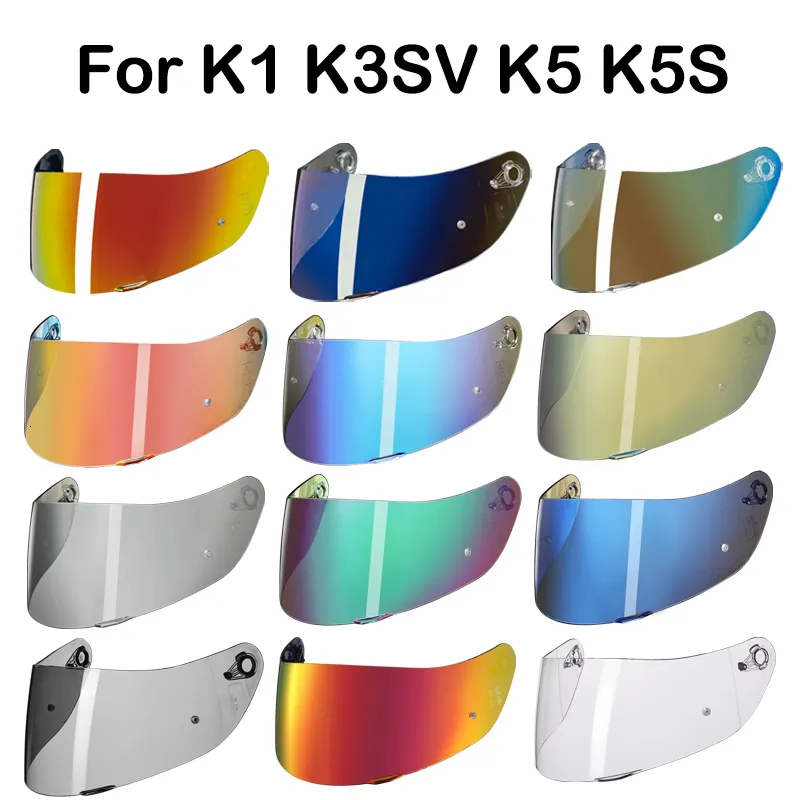 Lunettes d'extérieur Visière de casque de moto pour AGV K1 K3SV K5 Accessoires de bouclier de casque de moto Bouclier de vent anti-rayures de moto 230905