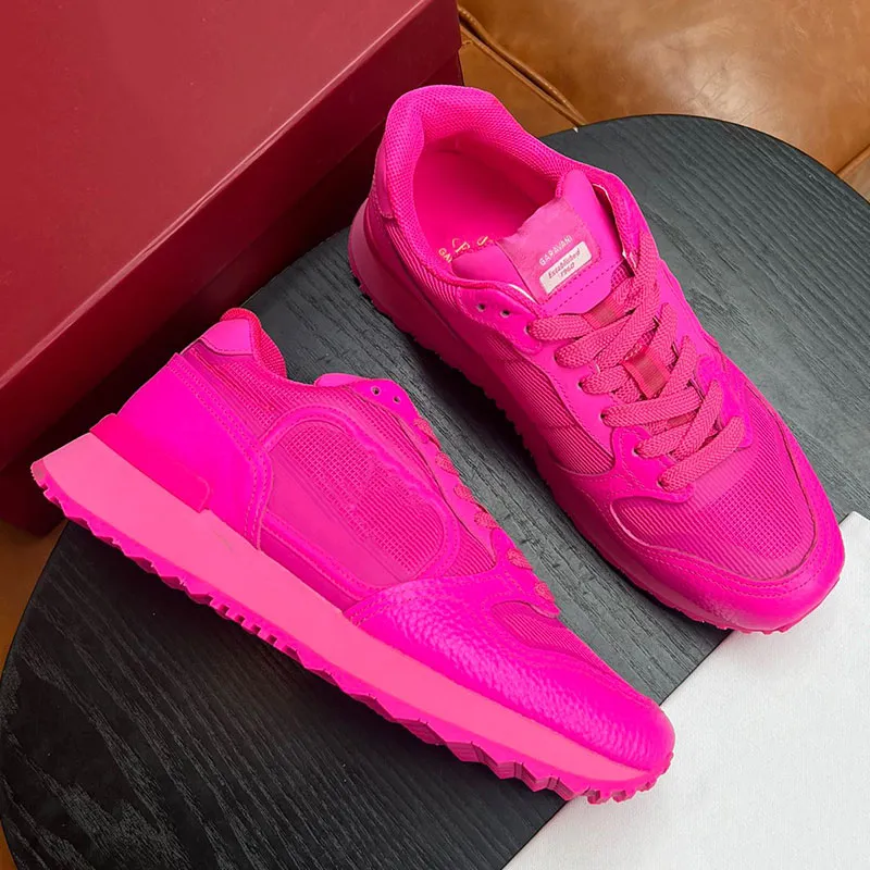Mens leather top low top sneakers