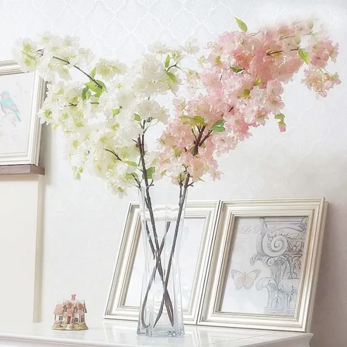 Artificial Cherry Blossom T18m100 Cherry Blossom Bouquet 100 CM Long