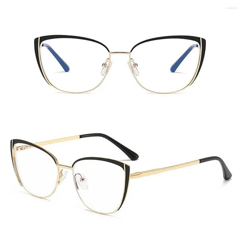 Lunettes de soleil 1pc anti-lumière bleue lunettes femmes hommes surdimensionné cadre optique protection des yeux ultra lunettes bureau ordinateur lunettes