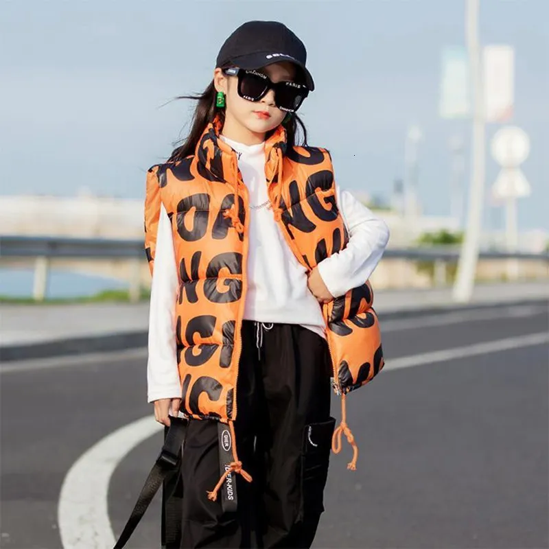 Gilet Sans Manches Pour Garçon - Doudoune Légère Hiver Avec Capuche, âge 3-15 Ans