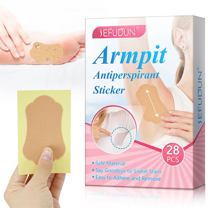 Disposable Underarm Women Strong Absorbing Sweat Armpits Sweat Sticker Anti Sweat Pads Underarm Absorb Patch Deodorants 28pcs/set