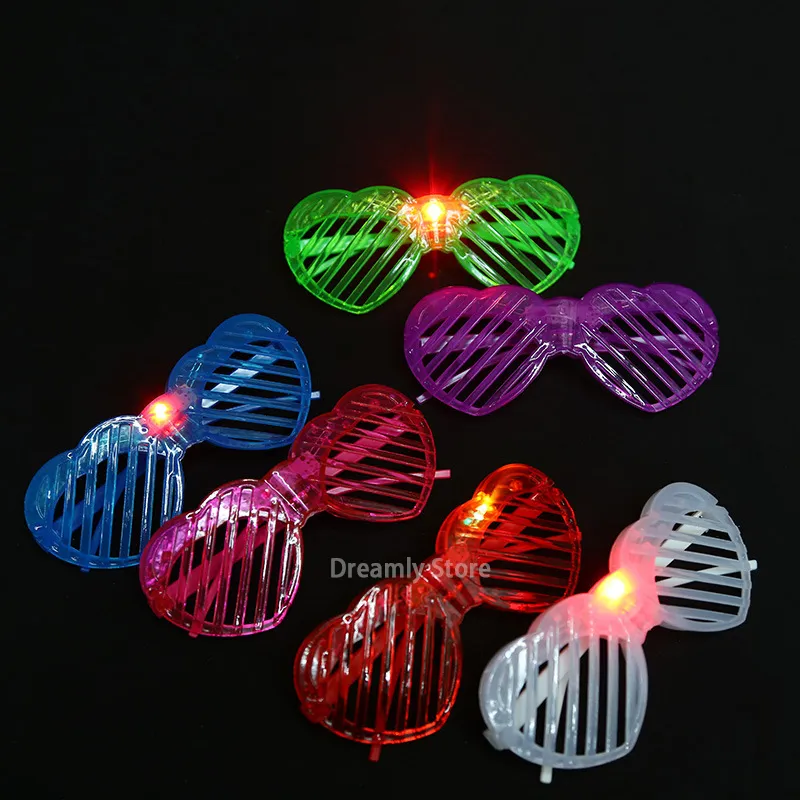 Gafas LED brillantes para niños y adultos, suministros de fiesta