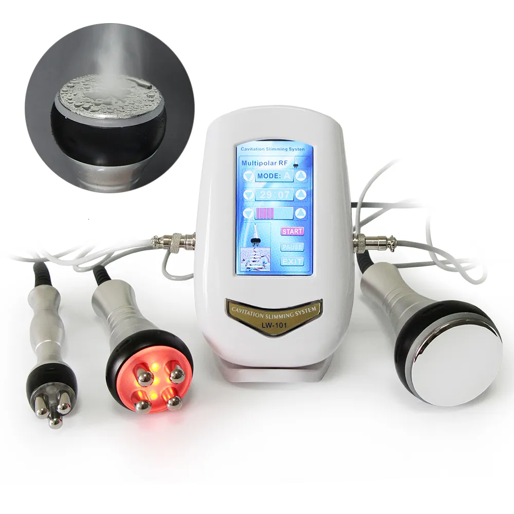 Urządzenia do pielęgnacji twarzy Aoko 40KHz Cavitation Ultrasonic Ciałe Maszyna Schowerowa RF Urządzenie Urządzenie Massager Skóra Dokręcić twarz