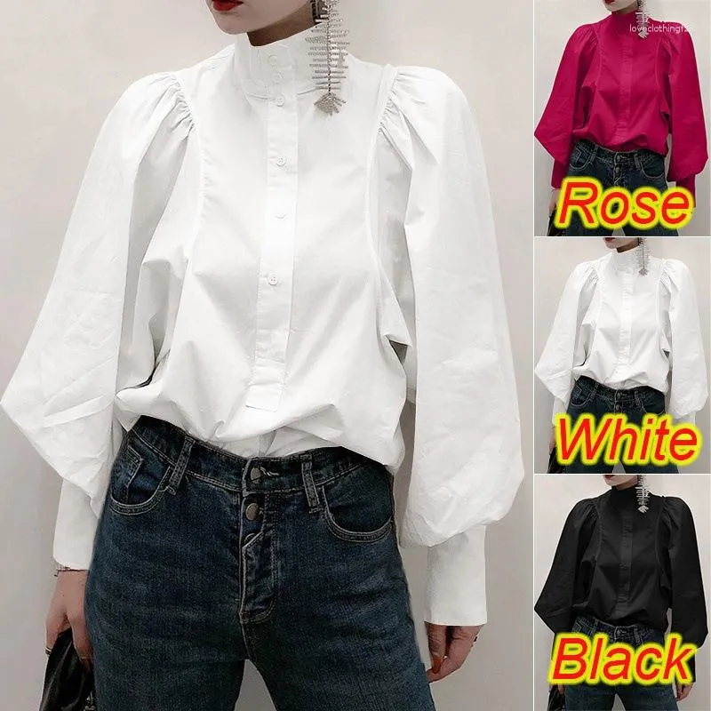 Blusas femininas camisa outono e inverno wear moda japonesa manga comprida backing temperamento estrangeiro suporte pescoço ol topo