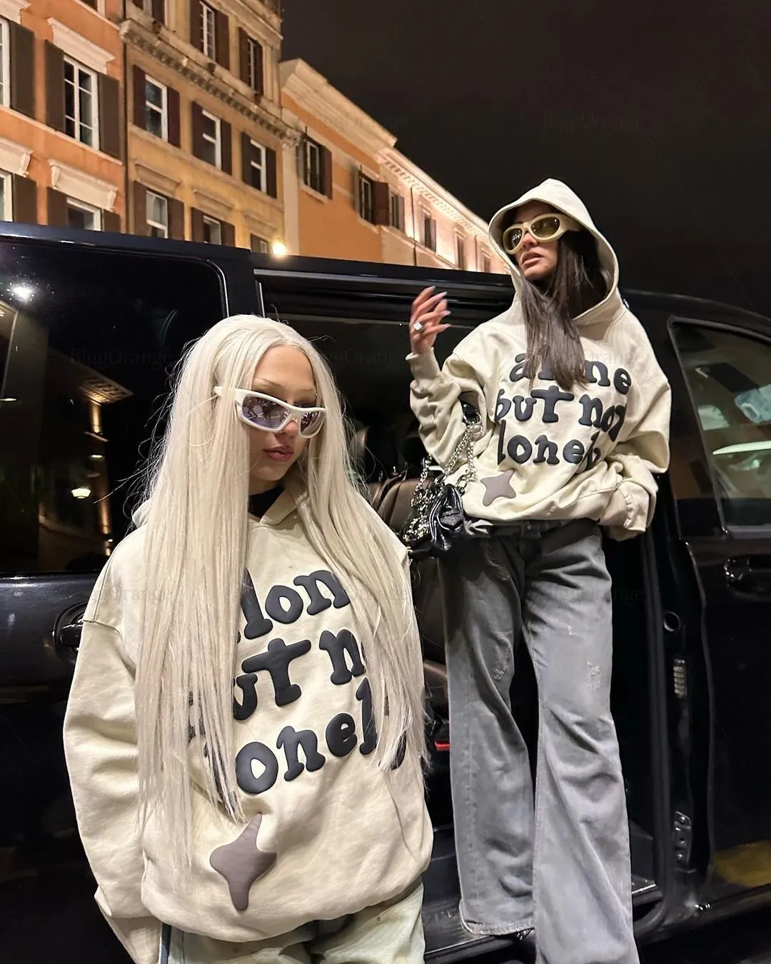 Felpe con cappuccio da donna Felpe Y2k top Abbigliamento Homie Donna Streetwear goth abbigliamento donna harajuku Foaming Letter Puff Print Felpa con cappuccio Lovers Felpa 230906