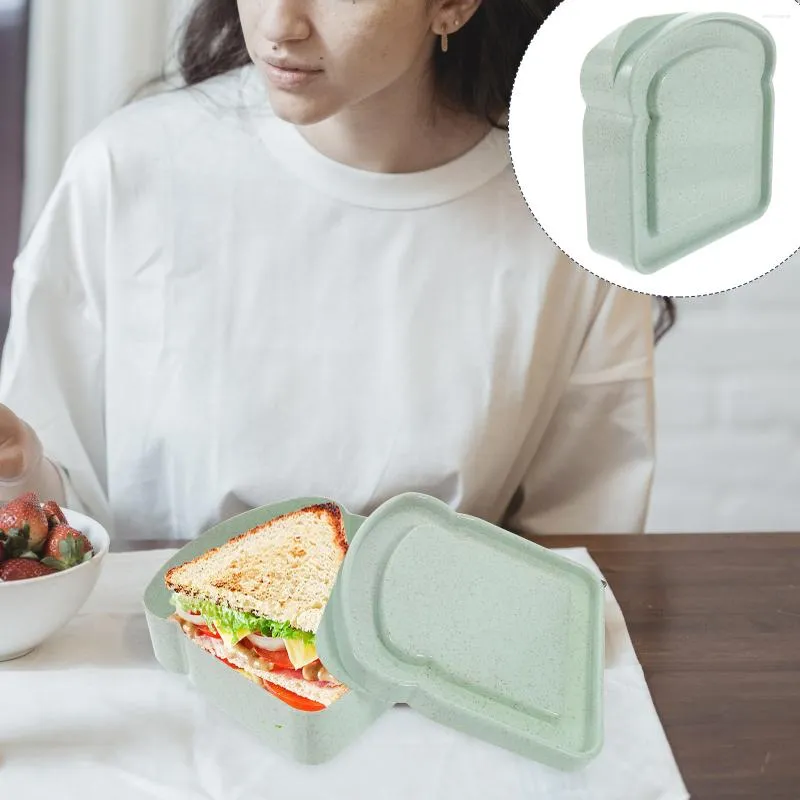 Assiettes boîte à Sandwich récipients à gâteaux adultes petit sous scellable pain d'extérieur enfant enfants réutilisable