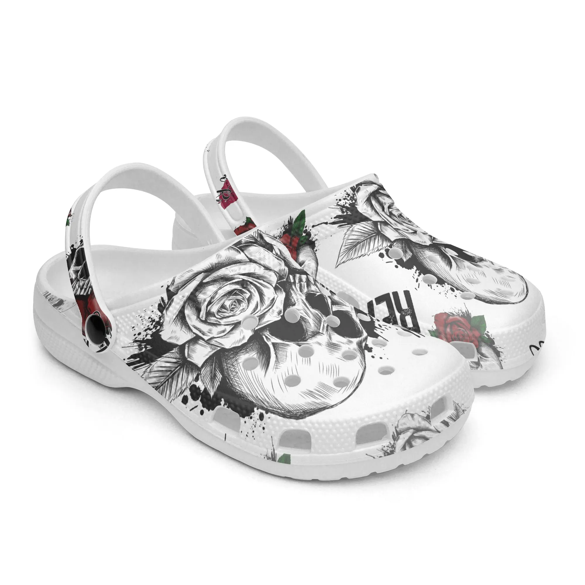 DIY Sapatos Clássicos Chinelos Mens Mulheres Padrão Personalizado Bonito Branco Tênis Ao Ar Livre Tendência 36-45 78879