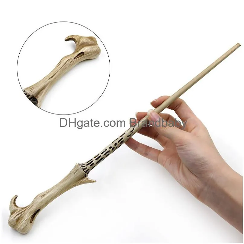 56 Styles Metal Core Magic Wand Props With High Class Present Box Cosplay Toys Kids Wands Toy Children Christmas Xmas Birthday Party Drop DHVWH