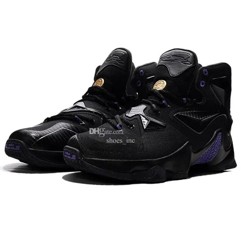 Lebron 13 black and purple cheap