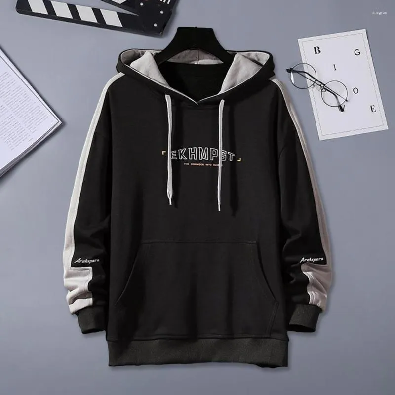 Men's Hoodies Fashionable Hooded Sweater With Drawstring Stylish Winter Sweaters Oversized All-matching For Casual Extra