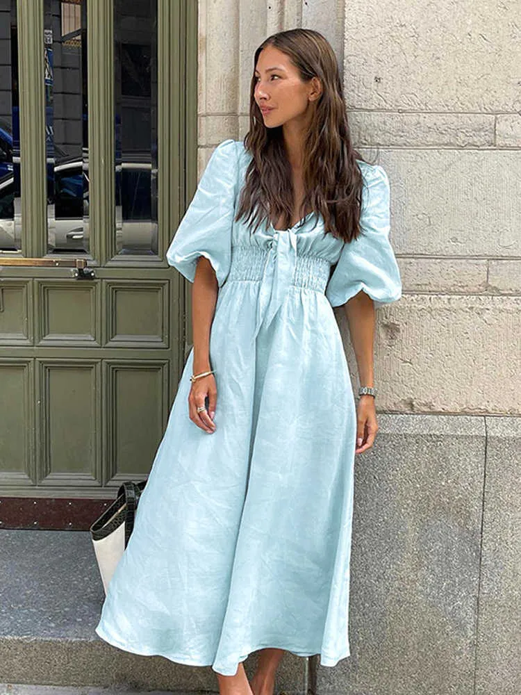 Elegant Cotton Linen Dress - Women's Summer A-Line V-Neck Midi Dress, Half  Sleeve, Casual Holiday Style, Comfortable & Stylish from Dhgate Urban Sexy  Dresses - price 46.33