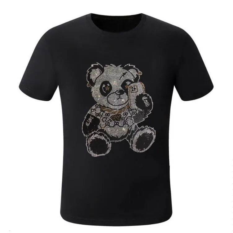 S-6XL Anime T-shirt hommes graphique strass haute qualité mode d'été perceuse chaude T-Shirts streetwear vêtements pour hommes gmf