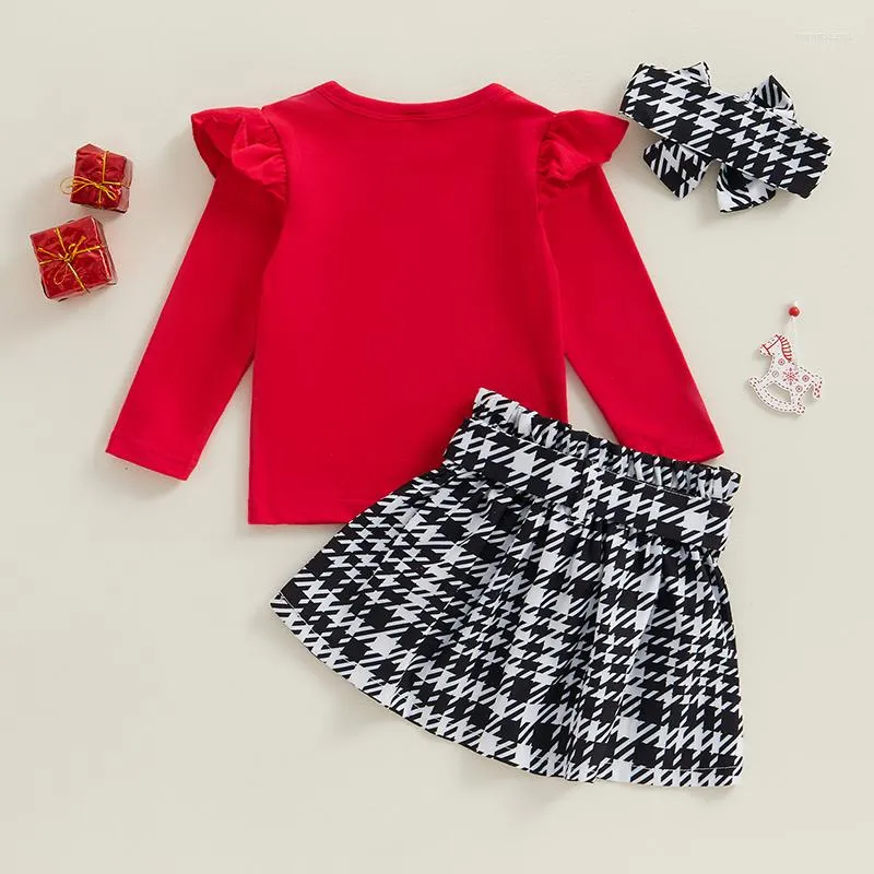 Conjuntos de roupas Bebê Meninas Vestido de Natal Bowknot Xadrez Festa Pageant Princesa Tutu Vestidos Minha Primeira Roupa Tule