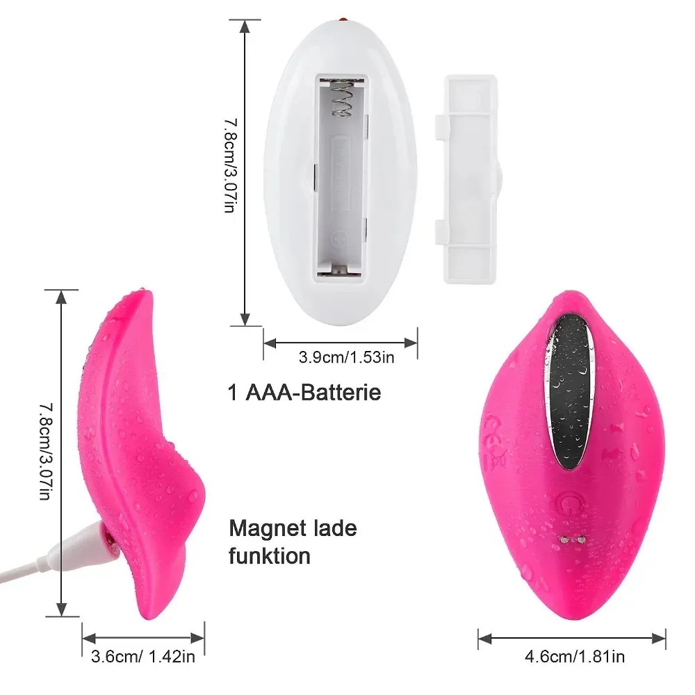 Vibrators For Women Clitoris Powerful No Sound Butterfly Wearable Panties Egg Vibrator Clitoral Stimulator Sex_voghion.com