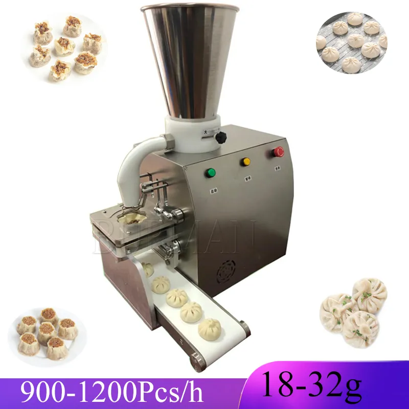 110V 220V Halbautomatische Xiaolongbao Shaomai-Herstellungsmaschine aus Edelstahl