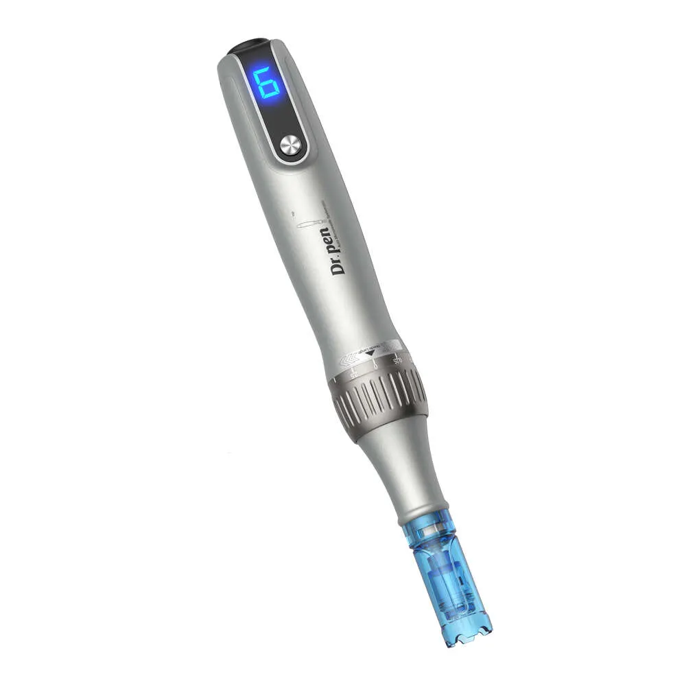 Type-C 6 hastighetsnivåer Trådlös LED-skärm med lågt batterivarning M8s Micro Needling Pen