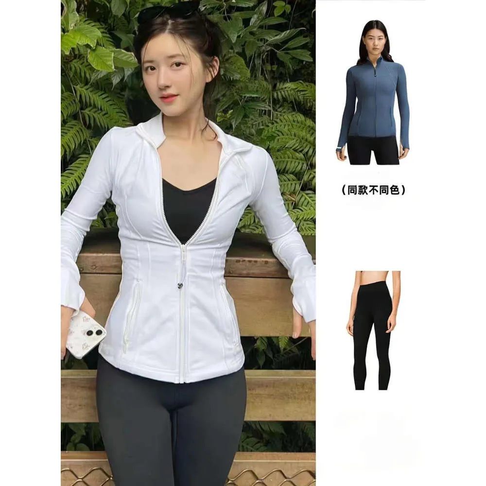 Zhao Lusi – veste de Yoga à manches longues, coupe ajustée, sport, Slim, ensemble pour femmes, Fitness, course à pied, séchage rapide, nouvelle collection