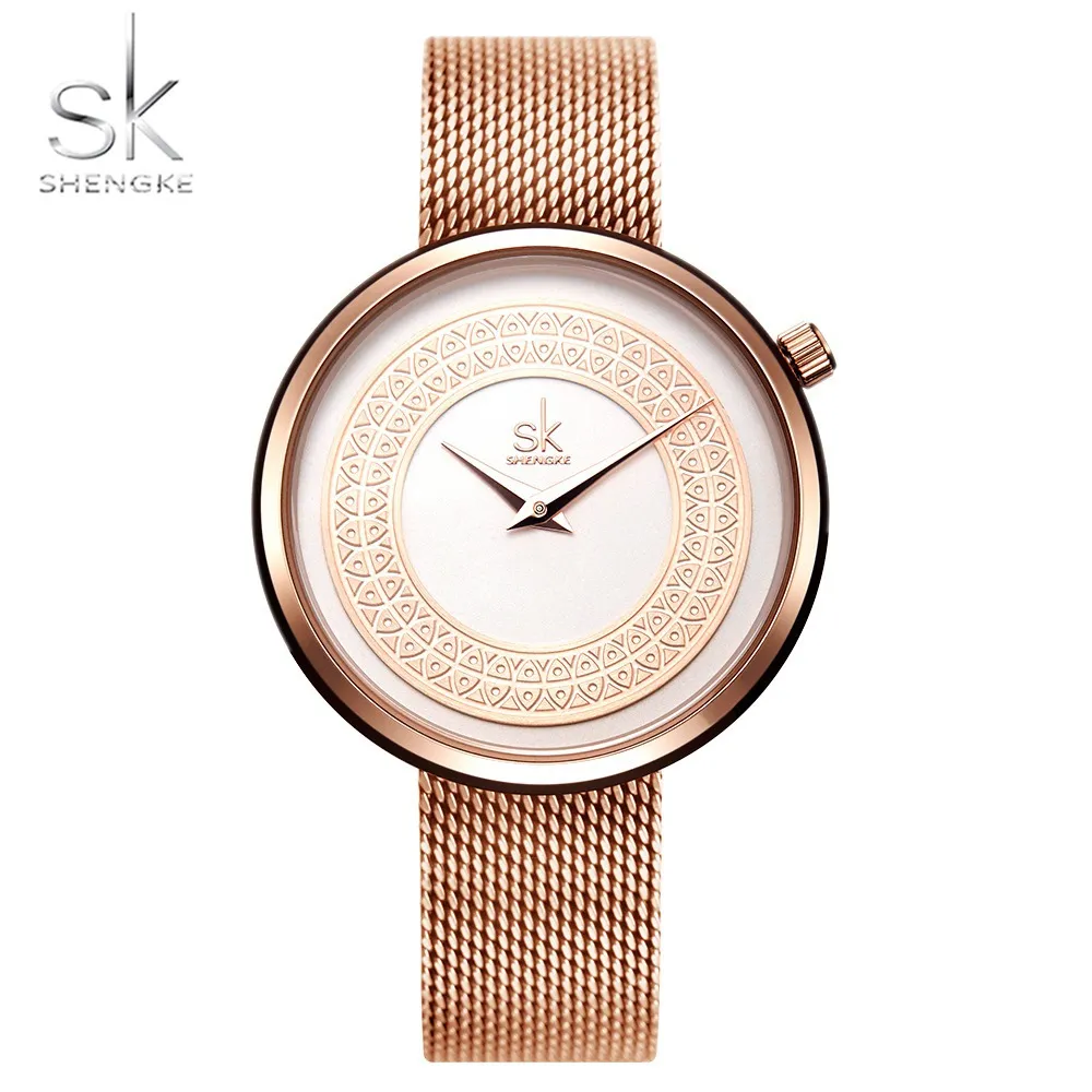 Damenuhr, hochwertige Luxusuhr, moderne, kreative, schlichte Persönlichkeit, leichte, luxuriöse, wasserdichte Uhr