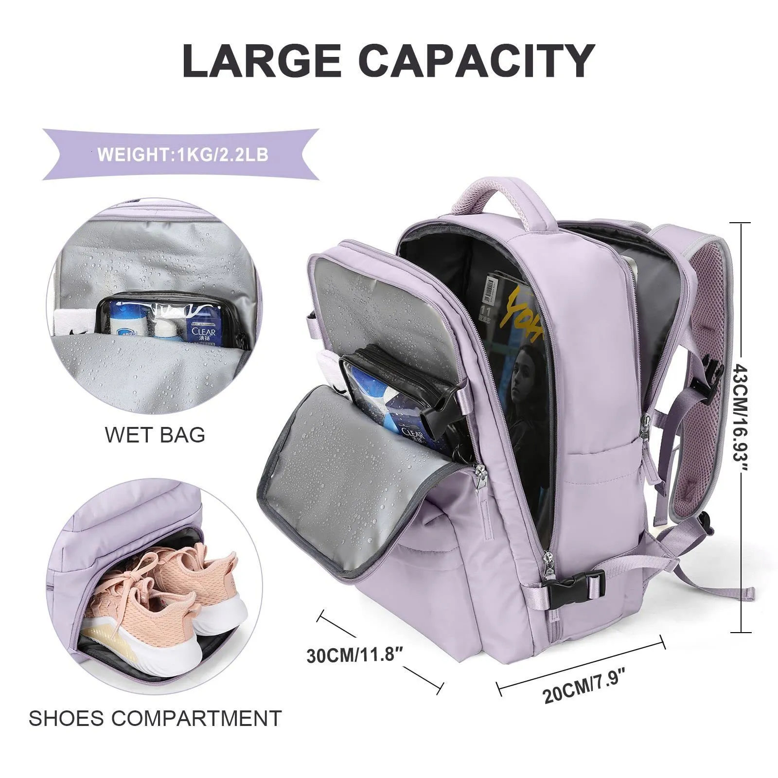 Mochilas ligeras para mujer sale