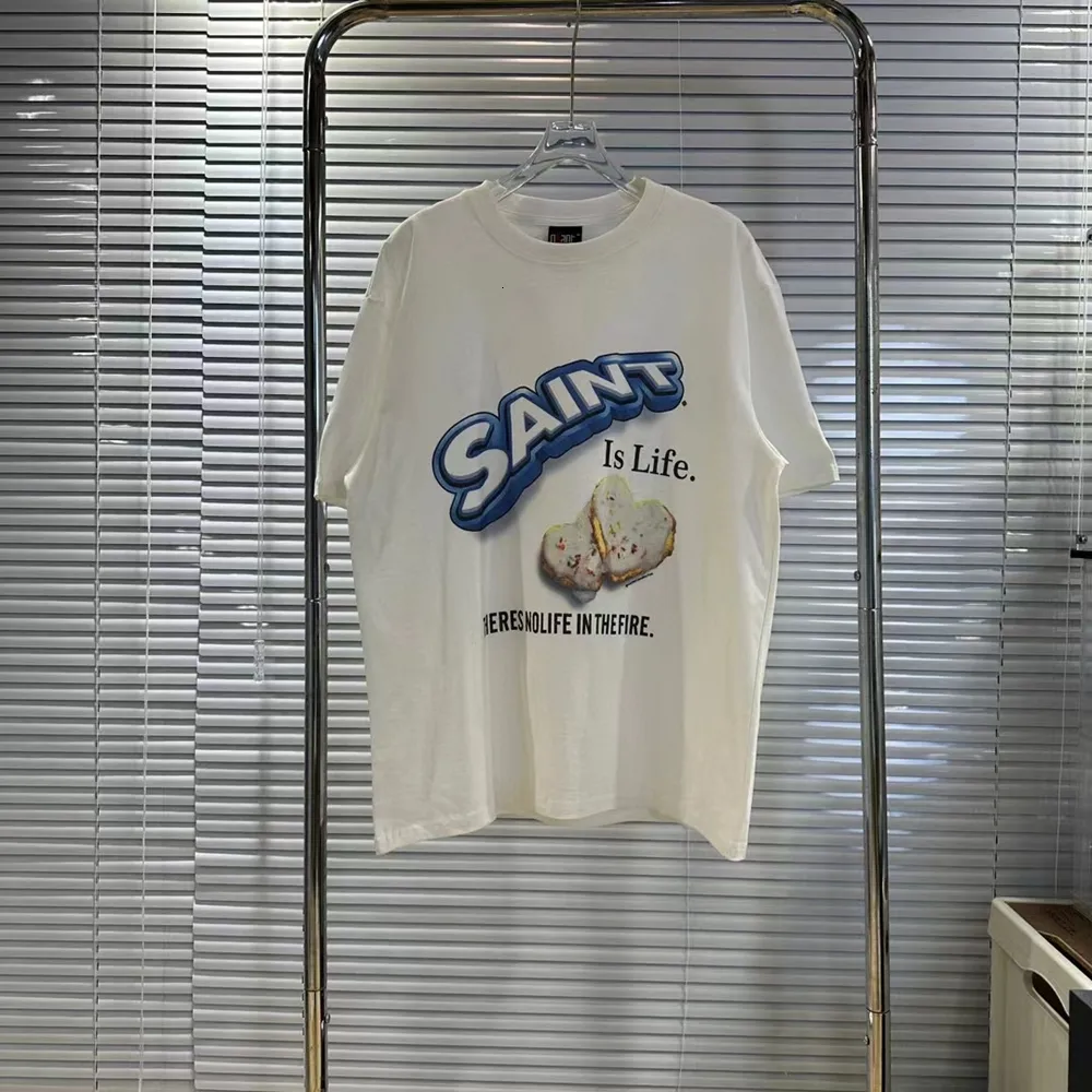 メンズTシャツメンズセントマイケルSSメンズメンズTシャツクッキービンテージホップハイストリートカジュアルカジュアル特大ティーティーティー