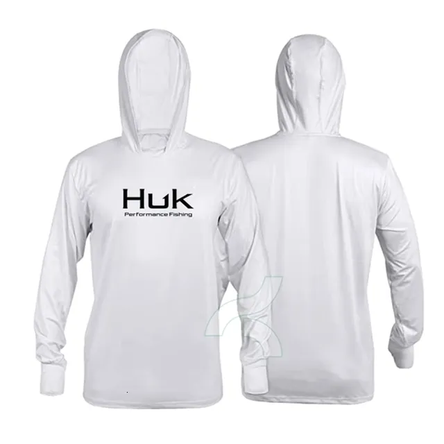 Other Sporting Goods HUK Fishing Shirt UPF 50 Hooded Face Cover Fishing  Clothes Sun UV Protection Long Sleeve Hoodie Mens Face Mask Camisa De Pesca  230905 From Dao06, $15.34