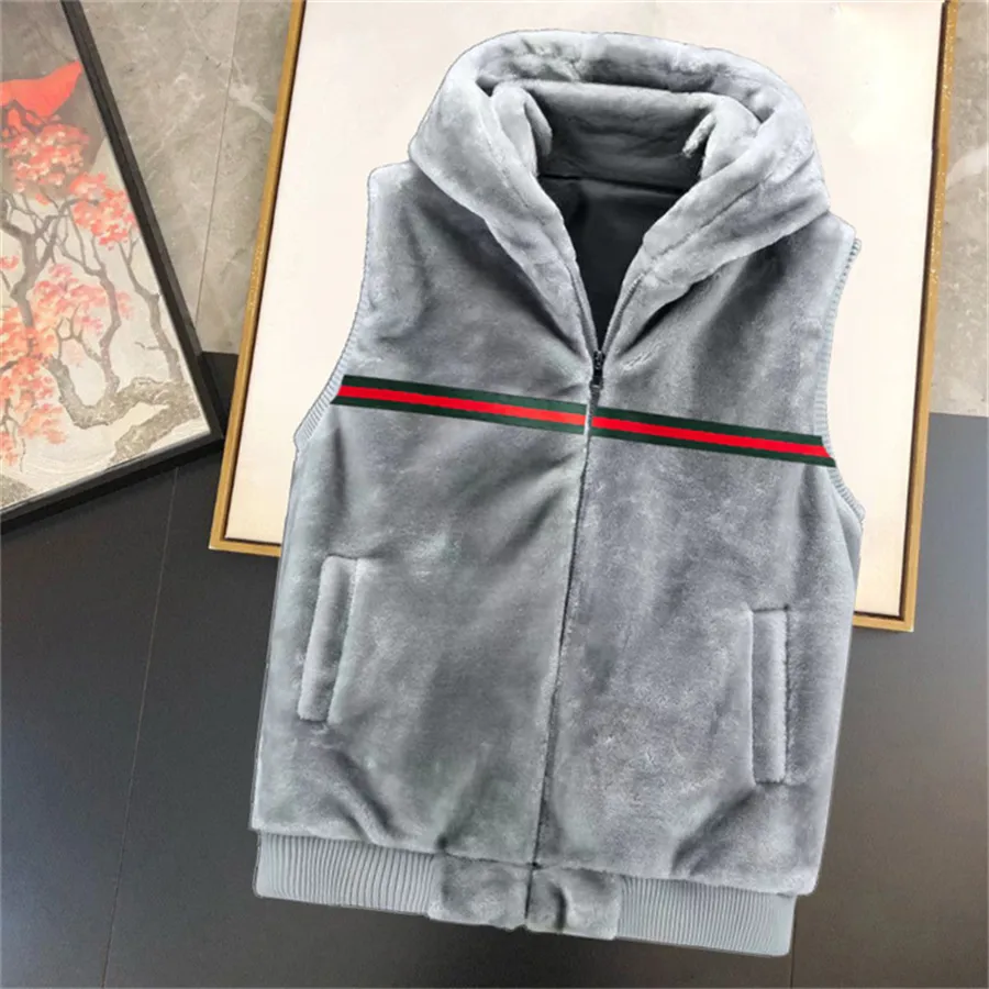 Fashion men's vest plush cotton vest design men's and women's sleeveless down jacket Autumn/winter casual coat couple vest warm coat large size M-3xl#058