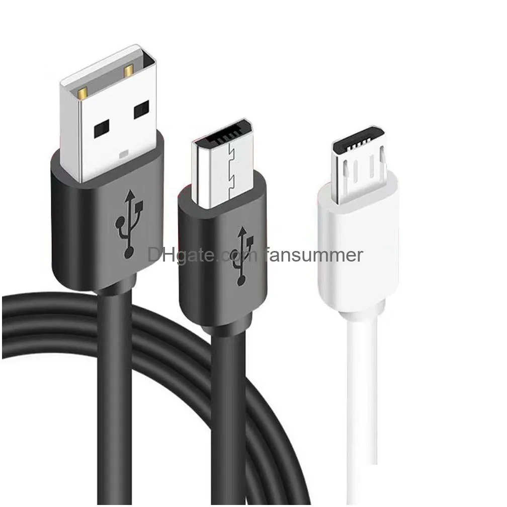 Szybkie ładowanie telefonu komórkowego S Cords Micro USB Typ C 2A Sync Data 1M 2M 1,5 m Dhaat Dhaat