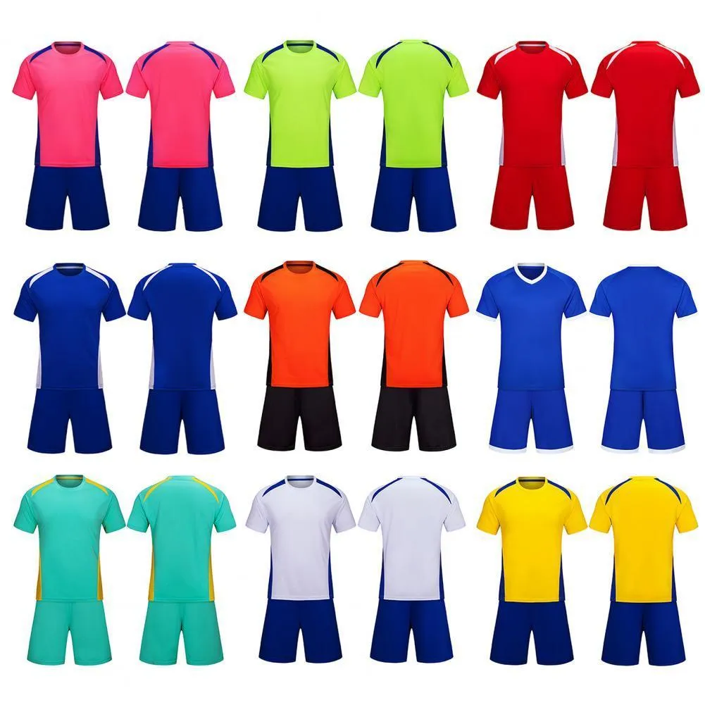 Other Sporting Goods Soccer Jersey Set Men Football Uniform Custom Soccer Jerseys Shirt Adult Football Set Suit Tracksuit Jersey 230905