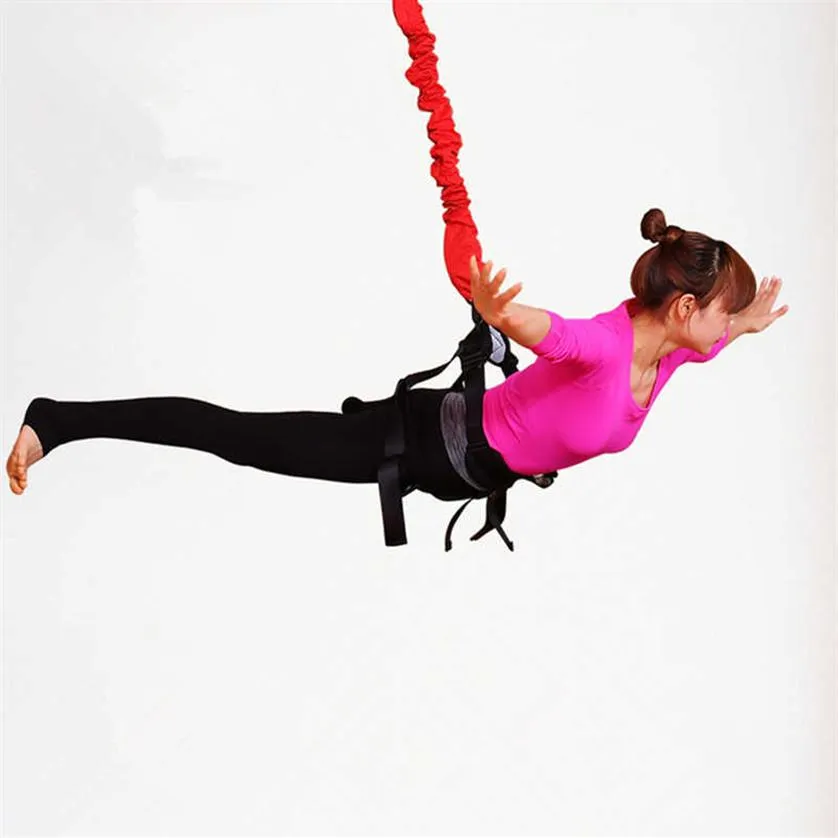 Aerial Anti-gravity Yoga Resistance Bands Indoor Bungee Suspension Rope Gym Fitness Equipment Dance Hanging training belt H1026297N