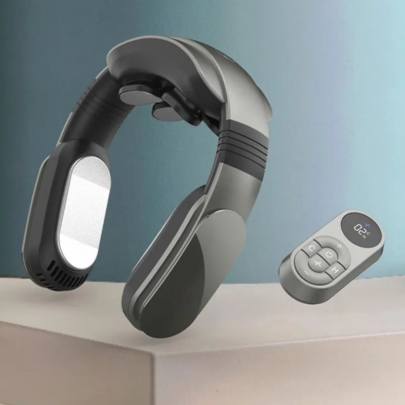 Masajeador De Cuello Eléctrico Con Calor: Modos Vibración De