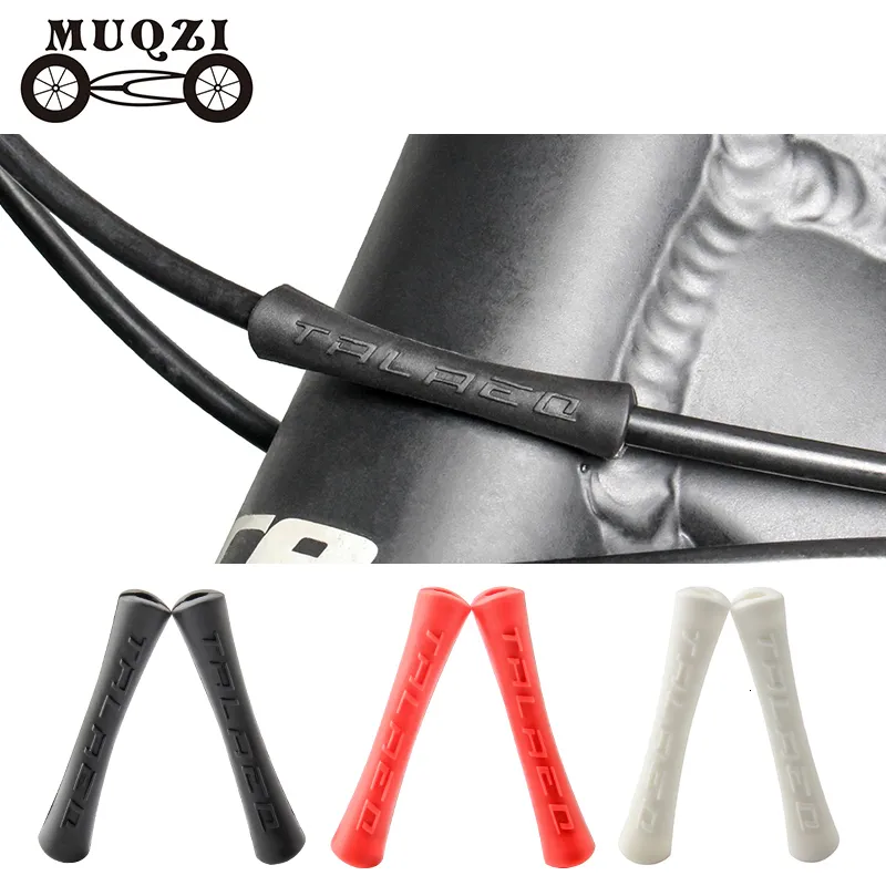 Bike Derailleurs MUQZI 48pcs Bicycle Cable Protector Brake Shift Line Frame Protect Sleeve MTB Road Fixed Gear Bike Universal 230906