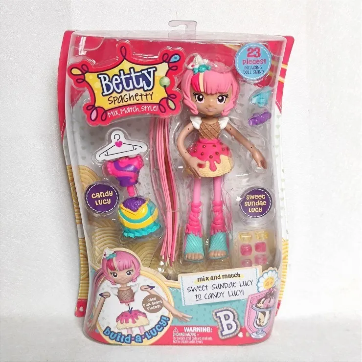 Betty Spaghetty Mix Match Style Drs-up Party Friends figura de acción coleccionable niña muñeca Playset juguet para niños regalos de vacacion - AliExprs 26