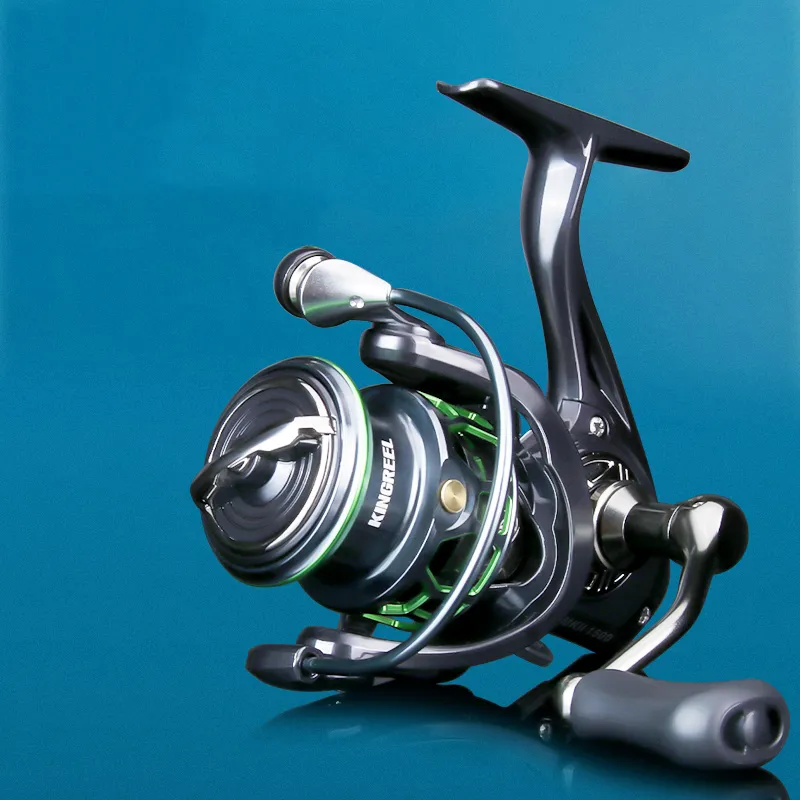 Water Resistant Metal Spinning Reels On Sale With Max Drag For Carp Fishing,  All Metal Spool, Bearings, And Gear Ratio From Kingreel, $17.07