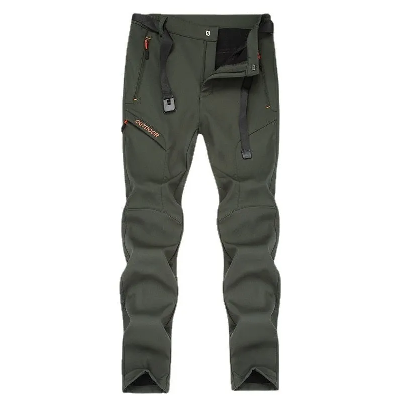 Waterproof Pants Flannel Lined Hiking Pants Mens Waterproof Hiking