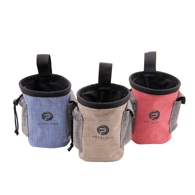 Bols pour chiens Mangeoires Pochettes de friandises Sac Sacs de nourriture pour poignet Poches Organisateur de chiot Fournitures de formation pour animaux de compagnie Animaux de chat Livraison directe Accueil Ga Dhfmc