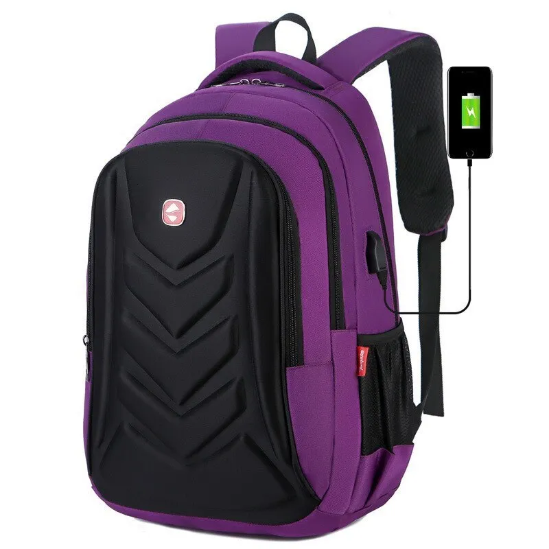 Mochila para ordenador de trabajo para mujer, mochila Oxford para ordenador  portátil, Bolso de viaje para estudiante (rosa)
