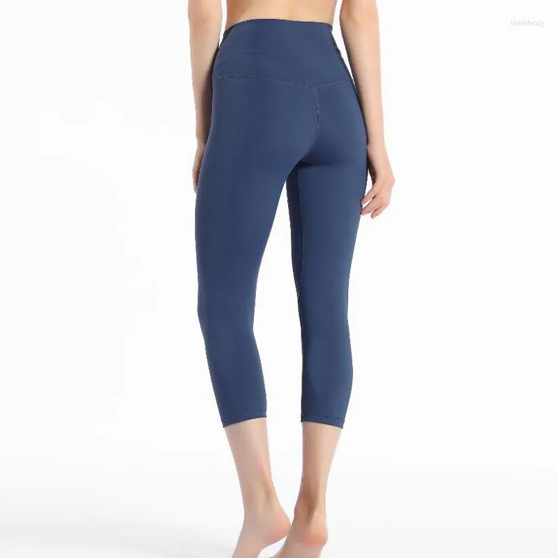 Leggings para mujer Mujeres Cintura alta Capris Deportes Gimnasio Sexy Control de barriga Super Calidad 4 Way Stretch