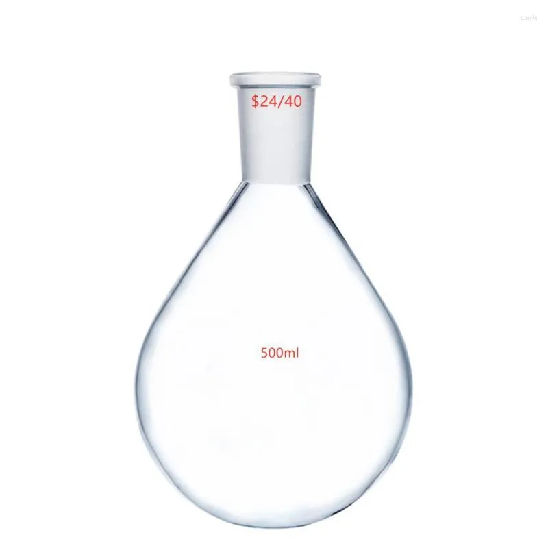 500ml 24/40 Glass Recovery Flask – Kjelda Bottle By Deschem (Borosilicate)
