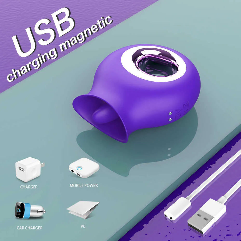 NXY Vibratoren Klitoris Zungenlecken Vibrator 9 Geschwindigkeit Brustwarzen Klitoris Sexspielzeug für Frauen Blowjob G-Punkt Orgasmus St_voghion.com