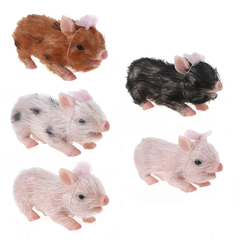 Bonecas 2023 baru babi simulasi para boneka hadiah Natal bayi mainan edukasi dini hewan lucu silikon dibuat rileks 230905