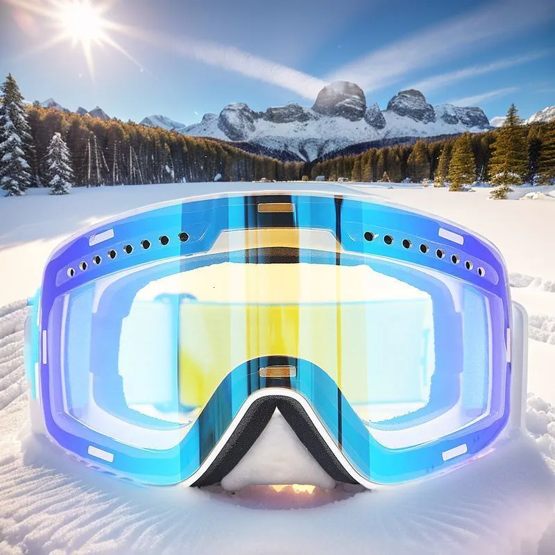 Ski Goggles Kacamata hitam Anti kabutk acamatap elindungU VKa camataAn tian ginkac amatasep edamot orkaca mataolah ragaluar ruan gankacam ataSkiAn 230905