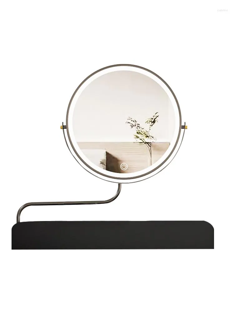 Зеркало для макияжа YY, растягивающееся круглое настольное освещение для спальни и журнального столика для вечеринки