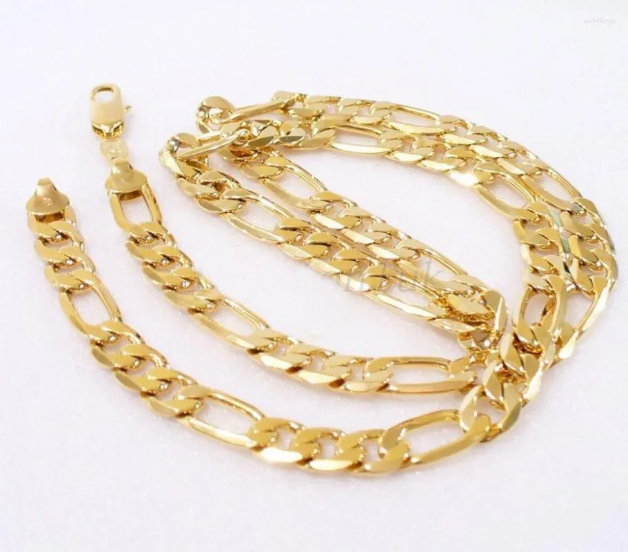 Kettingen! Zware 70g 10mm 18 K Geel Goud Gevulde Heren Ketting Curb Chain Sieraden