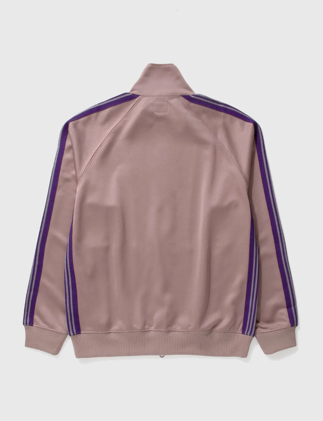 Dark Pink Needles Track Jacket Knitted Stripe AWGE Poly Dark Pink Needles Track Jacket Knitted Stripe AWGE Poly
