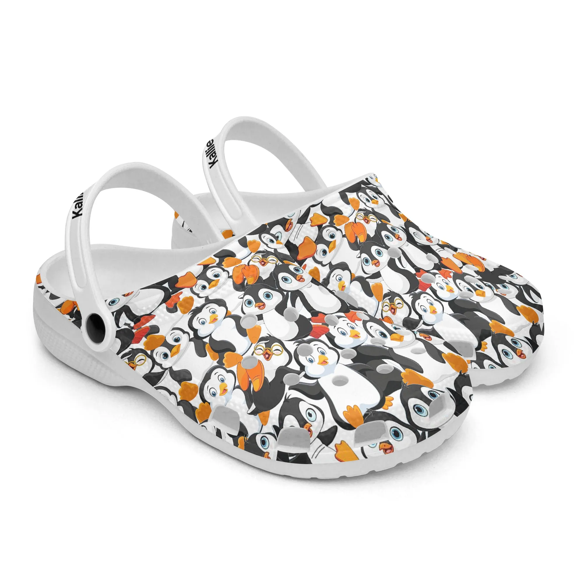 diy shoes classics slippers mens womens Custom Pattern fashion Lovely Penguin outdoor sneakers trend 36-45 37-92586