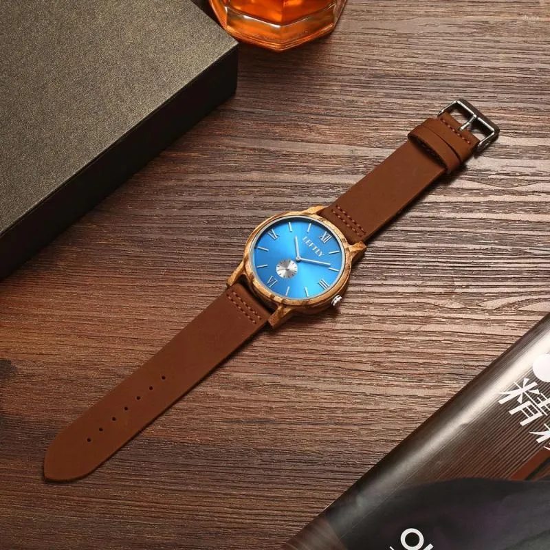 Leftly wooden cheap watches