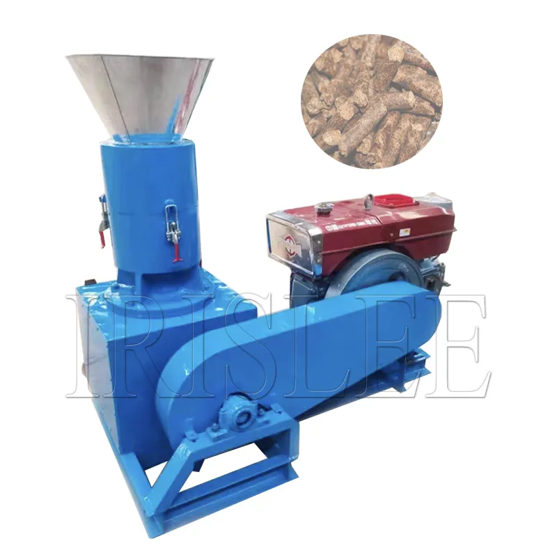 Biomassa Zaagsel Pellet Machine Zaagsel Pellet Brandstofproductiemachine Hoog vermogen Strospaanders Granulator Rijstschil Strohout