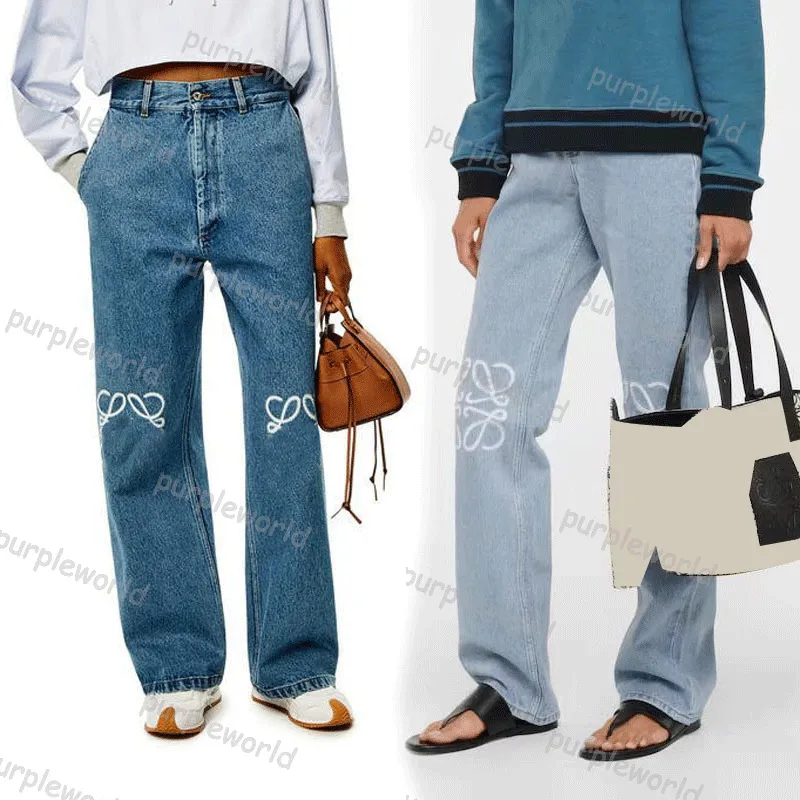 Women's Wide Leg Jeans: High Waisted Loose Fit, Fashion Cut Out  Embroidery, Straight Leg Denim Trousers, Casual Pants Two Colors